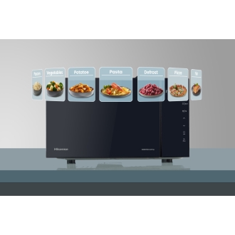 MICROONDAS HISENSE H23MOBS5HG4 23L GRILL NEGRO