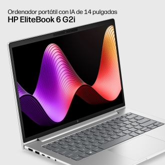 Portatil hp elitebook 6 g2i notebook ai core 5 - 320 -  24gb -  ssd 512gb -  14 pulgadas fhd+ -  w11p