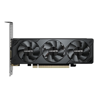 GIGABYTE GeForce RTX 5060 OC Low Profile 8G Tarjeta Gráfica - 8GB GDDR7, 128bit, PCI-E 5.0, 2512 MHz Frecuencia del núcleo, 3 x DisplayPort, 1 x HDMI, GV-N5060OC-8GL
