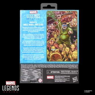 Pack 3 figuras hasbro marvel legends series fantastic four marvel's mole man & moloids