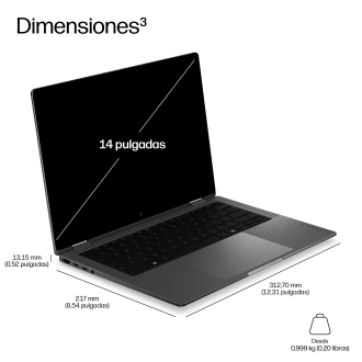 HP EliteBook X G2i 14 inch Notebook Next Gen AI PC Wolf Pro Security Edition Copilot+ PC Intel Core Ultra 5 325 Portátil 35,6 cm (14") WUXGA 16 GB LPDDR5x-SDRAM 512 GB SSD Wi-Fi 7 (802.11be) Windows 11 Pro Negro