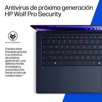 HP EliteBook X G2q 14 inch Notebook Next Gen AI PC Wolf Pro Security Edition Copilot+ PC Snapdragon X1P-42-100 Portátil 35,6 cm (14") WUXGA 32 GB LPDDR5x-SDRAM 1 TB SSD Wi-Fi 7 (802.11be) Windows 11 Pro Azul