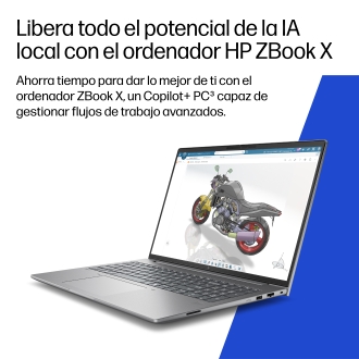 Portatil hp zbook x g2i mobile workstation copilot+ pc u9 - 386h -  64gb -  ssd 2tb -  rtx pro 3000 -  16 pulgadas fhd+ -  w11p