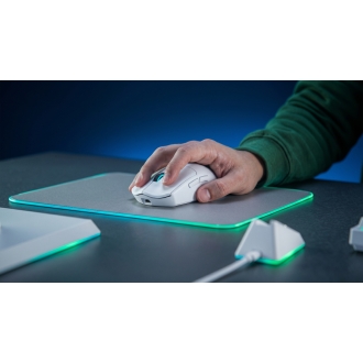 MOUSE MARS GAMING WIRELESS Y BLUETOOTH MMW-ELITEW TRI-MODE 2.4GHZ BT 5.4 6 BOTONES 20000 DPI BLANCO