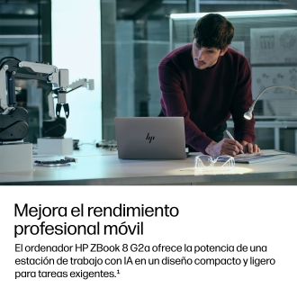 Portatil hp zbook 8 g2a mobile workstation copilot+ pc rai9hxp - 470 -  32gb -  ssd 1tb -  16 pulgadas fhd+ -  w11p