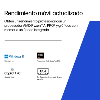 Portatil hp zbook 8 g2a mobile workstation copilot+ pc rai9hxp - 470 -  32gb -  ssd 1tb -  16 pulgadas fhd+ -  w11p