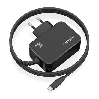 Cargador AISENS 65W GaN USB-C con cable 1.8M