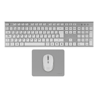 TECLADO MOUSE Y ALFOMBRILLA WIRELESS TACENS ZENITHWPT LOW PROFILE TECLA COPILOT 3200DPI PORTUG
