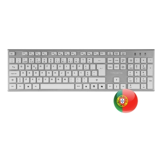TECLADO MOUSE Y ALFOMBRILLA WIRELESS TACENS ZENITHWPT LOW PROFILE TECLA COPILOT 3200DPI PORTUG