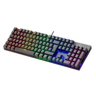 TECLADO MARS GAMING USB MK422 MECANICO SWITCH BROWN FRGB ITALIANO NEGRO