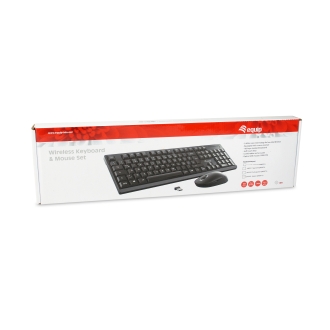 TECLADO Y MOUSE EQUIP LIFE WIRELESS COMBO 2.4GHZ COLOR NEGRO PORTUGUES 245222