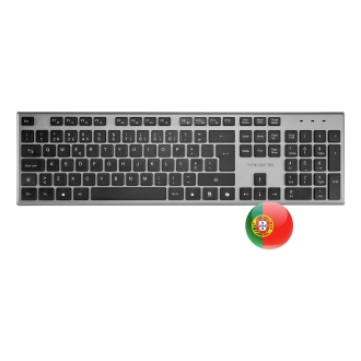 TECLADO MOUSE Y ALFOMBRILLA WIRELESS TACENS ZENITHWPT LOW PROFILE TECLA COPILOT 3200DPI NEGRO PORTUG
