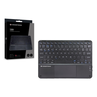 TECLADO CONCEPTRONIC TOBIN01PT BT TOBIN MINI 10 TOUCHPAD PORTUGUES BATERIA NEGRO