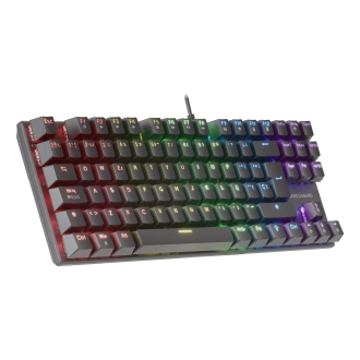 TECLADO MARS GAMING USB MK80 TKL MECANICO SWITCH BROWN FRGB ITALIANO NEGRO
