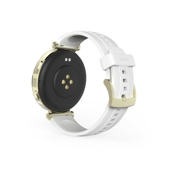 SMARTWATCH HAMA 7000 AMOLED 1.32" IP68 3ATM MANOS LIBRES DIFERENTES SENSORES BLANCO ORO