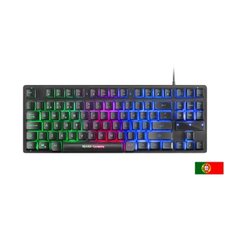 TECLADO Y MOUSE MARS GAMING MCPTKL TECLADO EN PORTUGUES DE FORMATO REDUCIDO TKL RGB BRATHING &