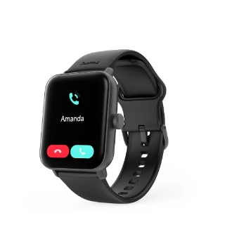 SMARTWATCH HAMA 6010 TFT 1.65" GPS IP68 BT 5.3 LLAMADAS MANOS LIBRES 300MAH NEGRO