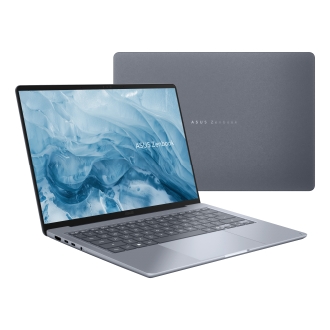 ASUS Zenbook 14 OLED UX3480KA-U2218W Copilot+ PC Copilot+ PC - Ordenador Portátil " WUXGA (AMD Ryzen AI 7 345, 16GB RAM, 512GB SSD, Radeon 840M, Windows 11 Home) Arctic Blue - Tec. QWERTY Esp