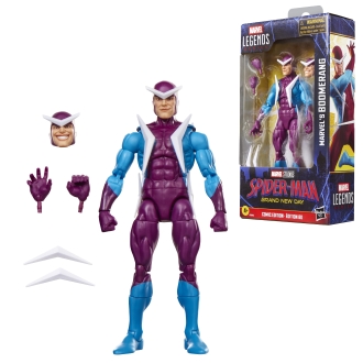 Figura hasbro marvel legends series spider - man marvel's boomerang