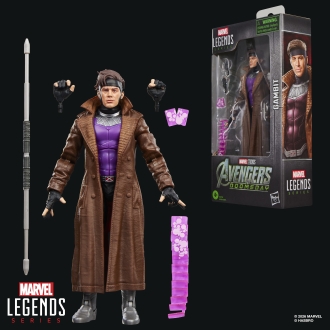 Figura hasbro marvel legends series avengers doomsday gambit
