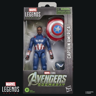 Figura hasbro marvel legends series avengers doomsday captain america
