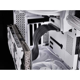 CABLE RISER PCIE 4.0 MARS GAMING MCAPCIE40  x16 FLEXIBLE NEGRO CONECTOR 90º
