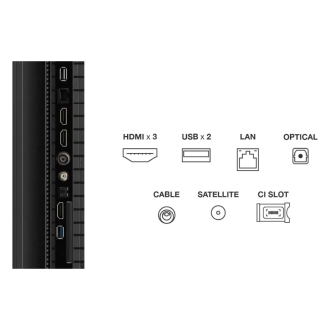 TCL T69C 75T69C Televisor 190,5 cm (75") 4K Ultra HD Smart TV Wifi Negro 350 cd / m²