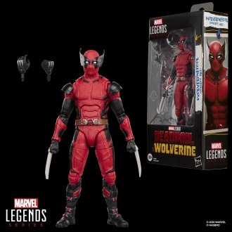 Figura hasbro marvel legends series deadpool & wolverine -  wolverinepool (concept art)