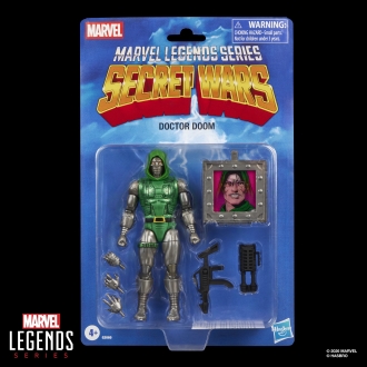 Figura hasbro marvel legends series secret wars doctor doom