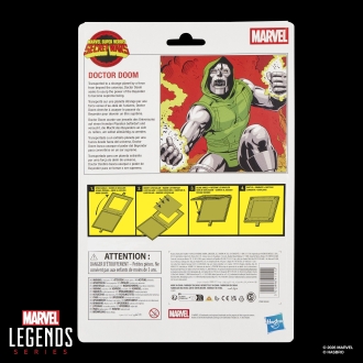 Figura hasbro marvel legends series secret wars doctor doom