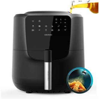 Cecotec 03300 freidora Sencillo 5,5 L Independiente 1550 W Freidora baja en grasa Negro