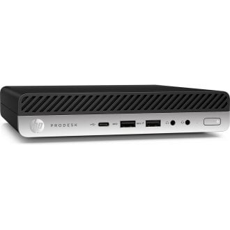 Mini PC HP 400 G4 I3-8100T 8GB 256GB NVMe 2xDP Wifi W11P Reacondicionado