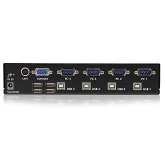 Conmutador KVM profesional 4