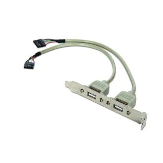 Slot bracket Gembird USB x2 USB 2.0