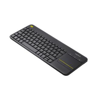 Teclado inalámbrico Logitech K400 Plus con touch negro