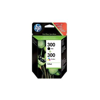 Pack 2 cartuchos HP 300 color y negro