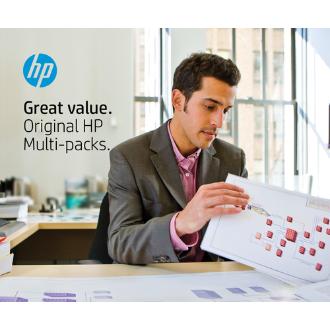 Pack 2 cartuchos HP 62 color y negro