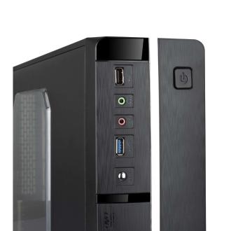 Caja TooQ TQC-3005U3 Slim 500W mATX negro