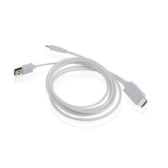 Cable adaptador MHL APPROX APPC23 MICRO USB macho a HDMI macho con alimentacion USB