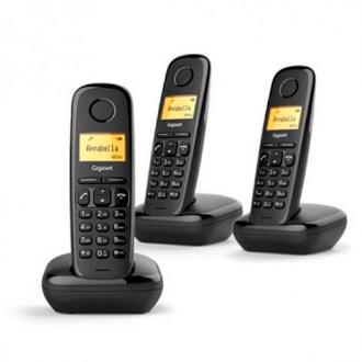 TELEFONO INALAMBRICO GIGASET A170 TRIO NEGRO