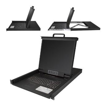CONSOLA RACKMOUNT 19" 1U 8 PORT  VGA USB PS/2
