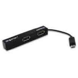 Hub micro USB Approx Apphm4b 4 puertos OTG