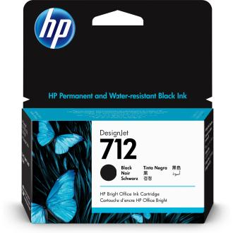Cartucho original HP 712 negro