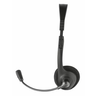 Auriculares diadema Trust Primo 3.5mm negro
