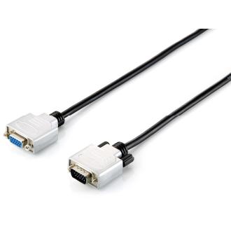 Cable extensor Equip VGA macho/hembra carcasa metal 10m