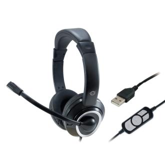 Auricular con micrófono Conceptronic Polona USB