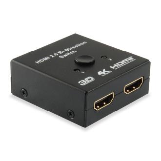 Adaptador/selector HDMI Equip 2 entradas 1 salida (reversible)