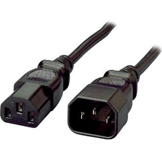 Cable extensor de alimentación Equip IEC macho/hembra 1.8m