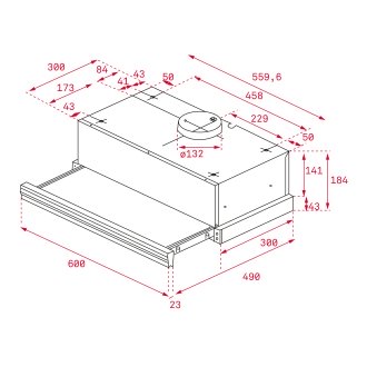 CAMPANA TEKA CNL6415 INOX 40436810 60CM