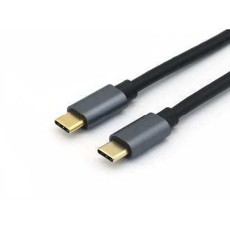 Cable Equip USB Tipo C 3.2 macho/macho transferencia 10G 5A 0.5m negro
